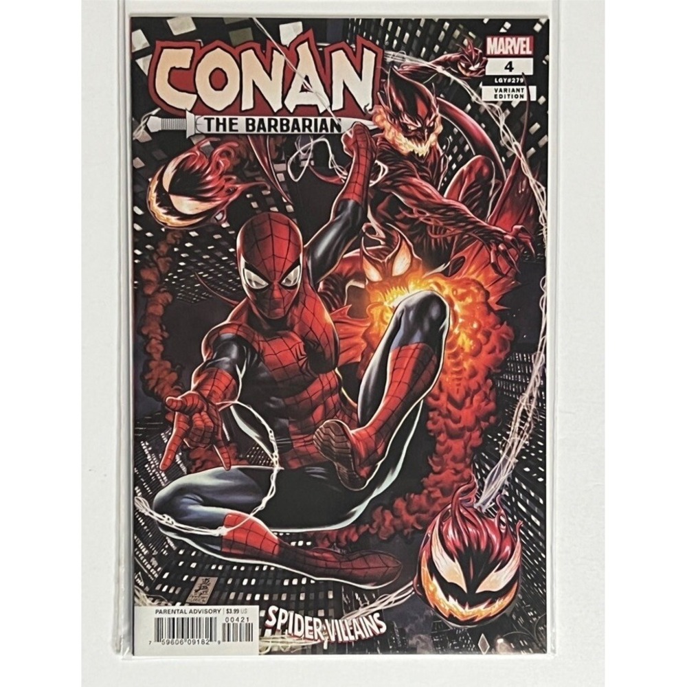 Conan The Barbarian #4 Spider-Man Villains Variant Marvel Comics